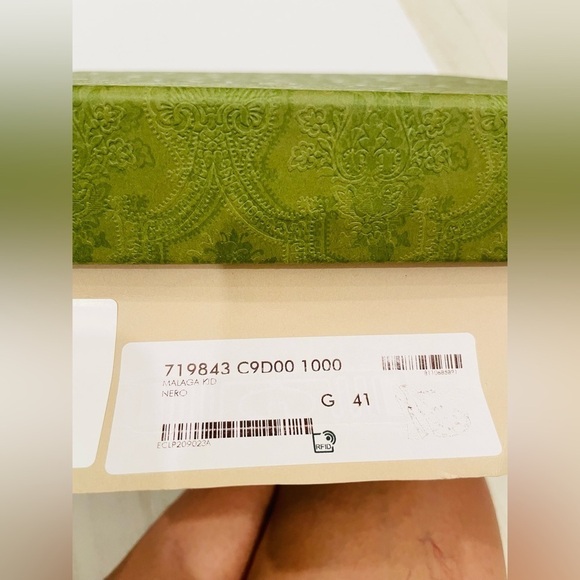 Gucci Black Leather Janaya Gg-studded open toe Platform Sandals EU 41 - Picture 14 of 15